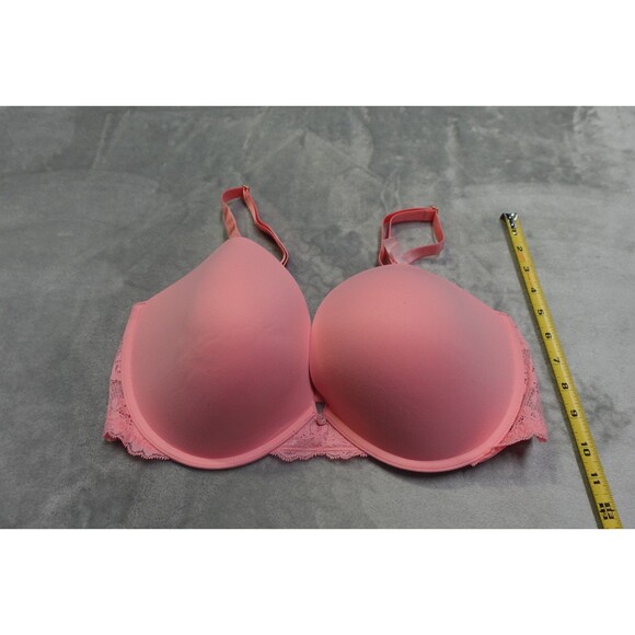 Victoria's Secret 38DDD Pink Hope Pretty Petals Embroidery Push Up Bra NWT - Picture 3 of 7